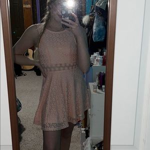 Coral Colored Mini Sun Dress